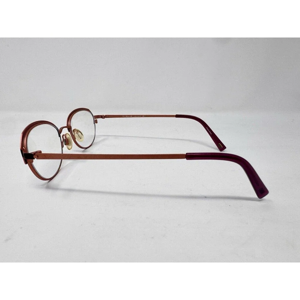 Klik Denmark 658 M207 Eyeglass Frames Only 48-17-133 Copper Red Metal